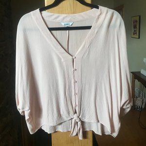 Express pink blouse